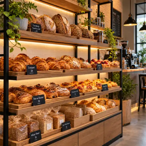 Apa Itu Bakery Shelving dan Fungsinya di Cafe