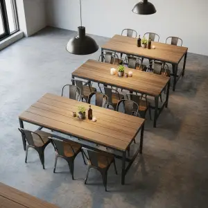 5 Ukuran Meja Cafe yang Tepat untuk Setiap Layout