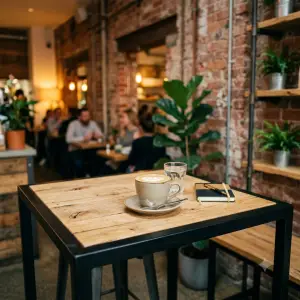 Material Meja Cafe: Kayu, Besi, atau Kombinasi?