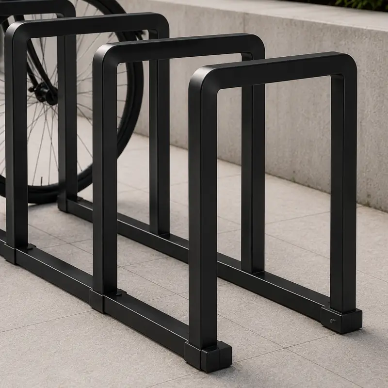 Bike Rack Besi Hollow Finishing Powder Coat 3 Slot [3]