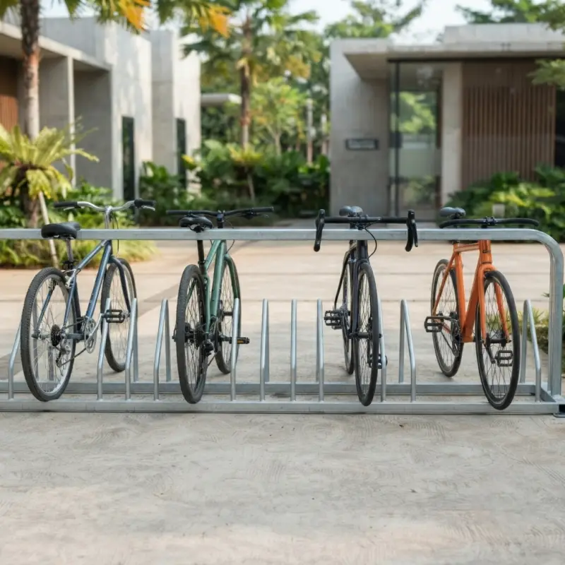 Bike Rack Parkir Massal Besi Galvanis [2]