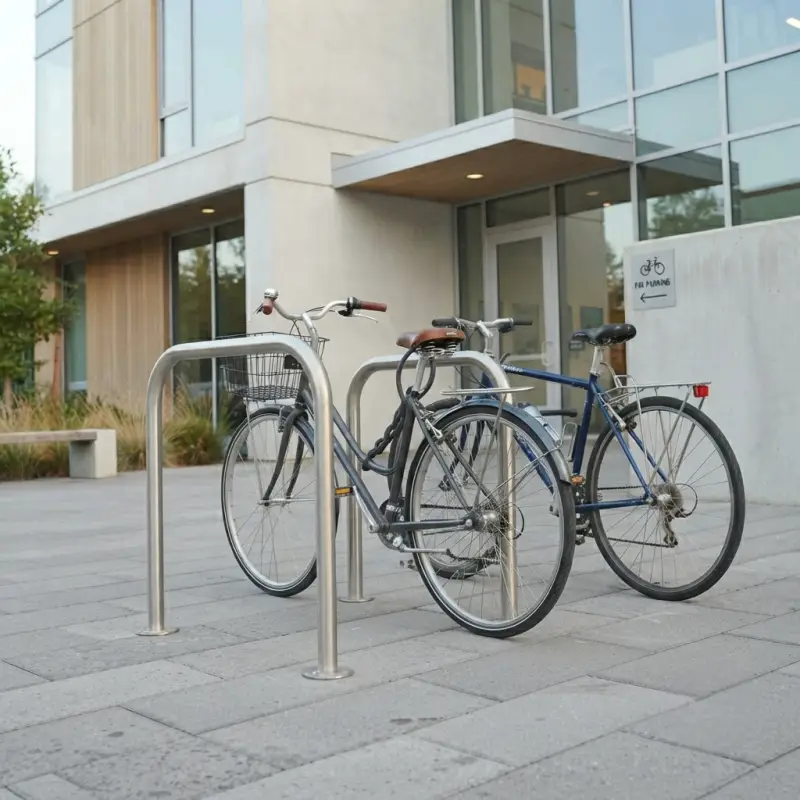 Bike Rack Stainless Steel Tipe U Double [2]