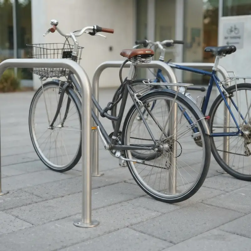 Bike Rack Stainless Steel Tipe U Double [3]