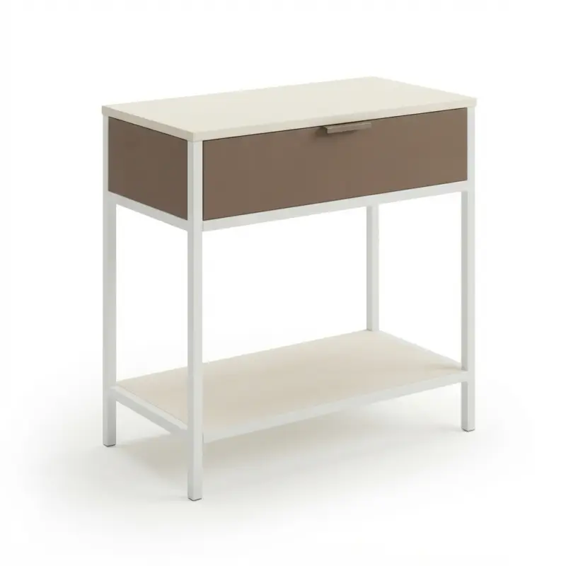 Console Table Besi 1 Laci dengan Rak Bawah [5]