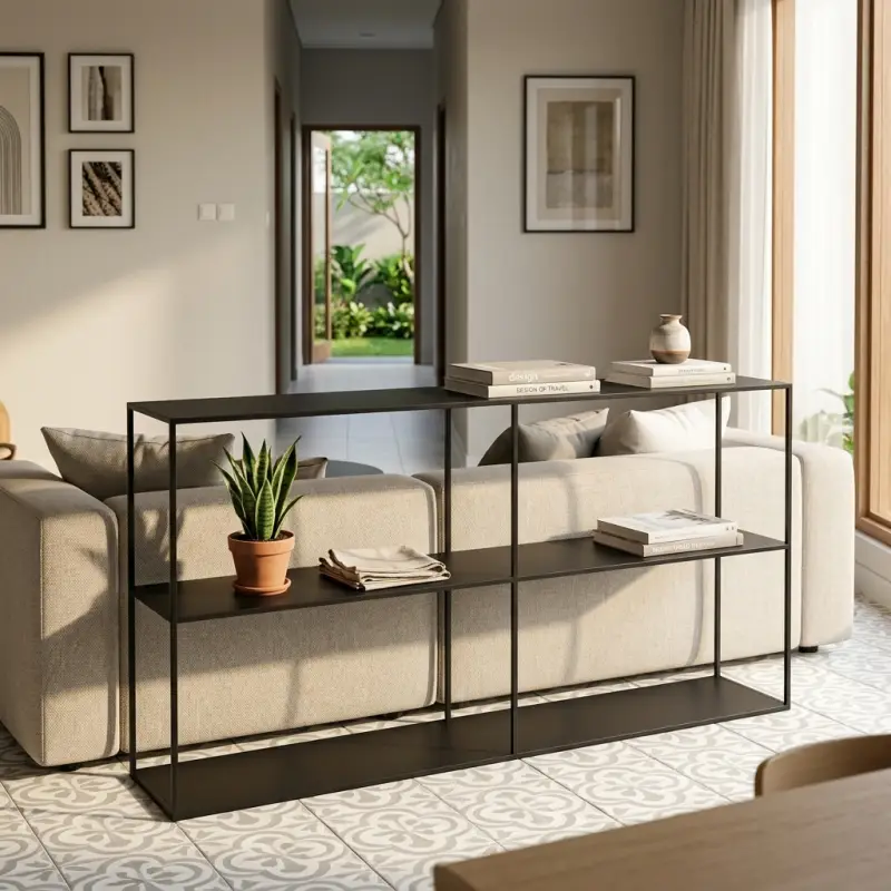 Console Table Besi Minimalis 3 Susun [3]