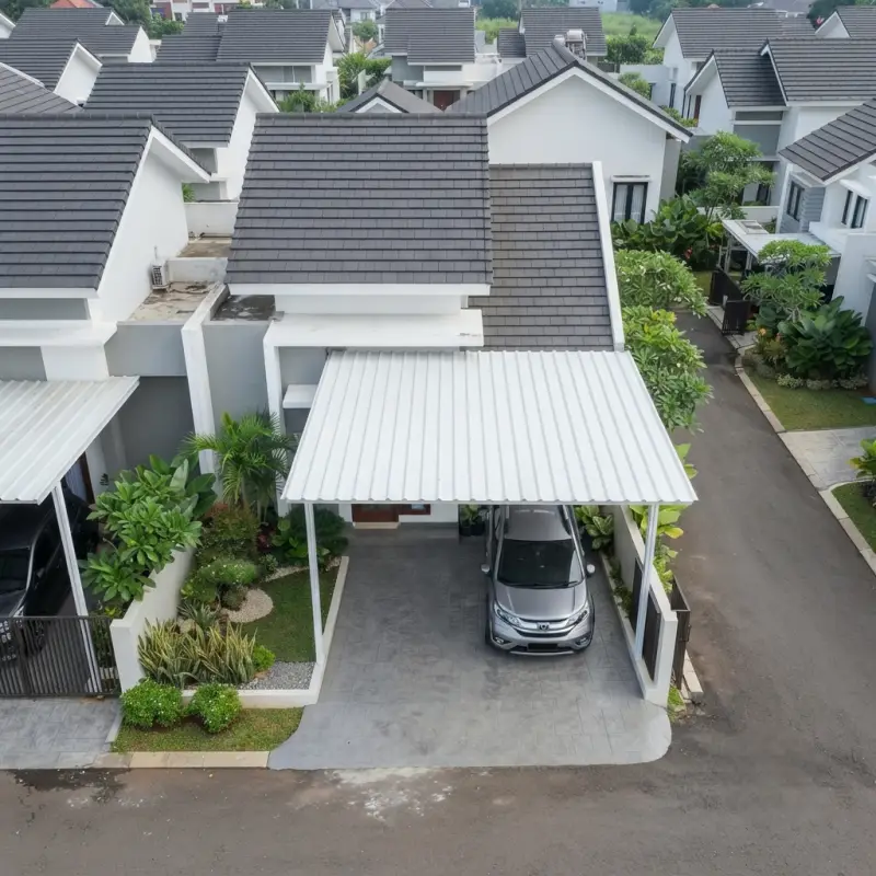 Kanopi Carport Minimalis Rangka Baja Ringan [3]