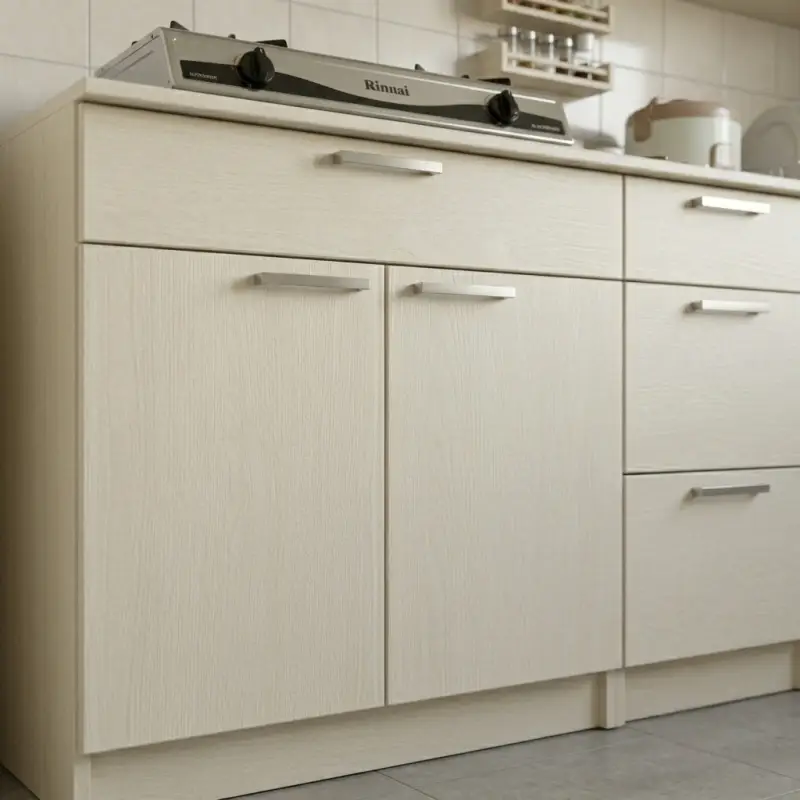Kitchen Cabinet Set Bawah & Atas Finishing Melamine [3]