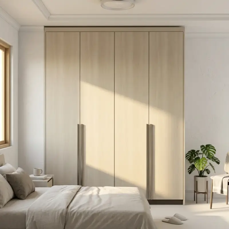 Lemari Pakaian 4 Pintu Swing Finishing Woodgrain [4]