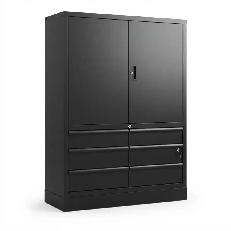 Lemari Penyimpanan Alat 2 Pintu 6 Laci Besi Finishing Powder Coat [5]