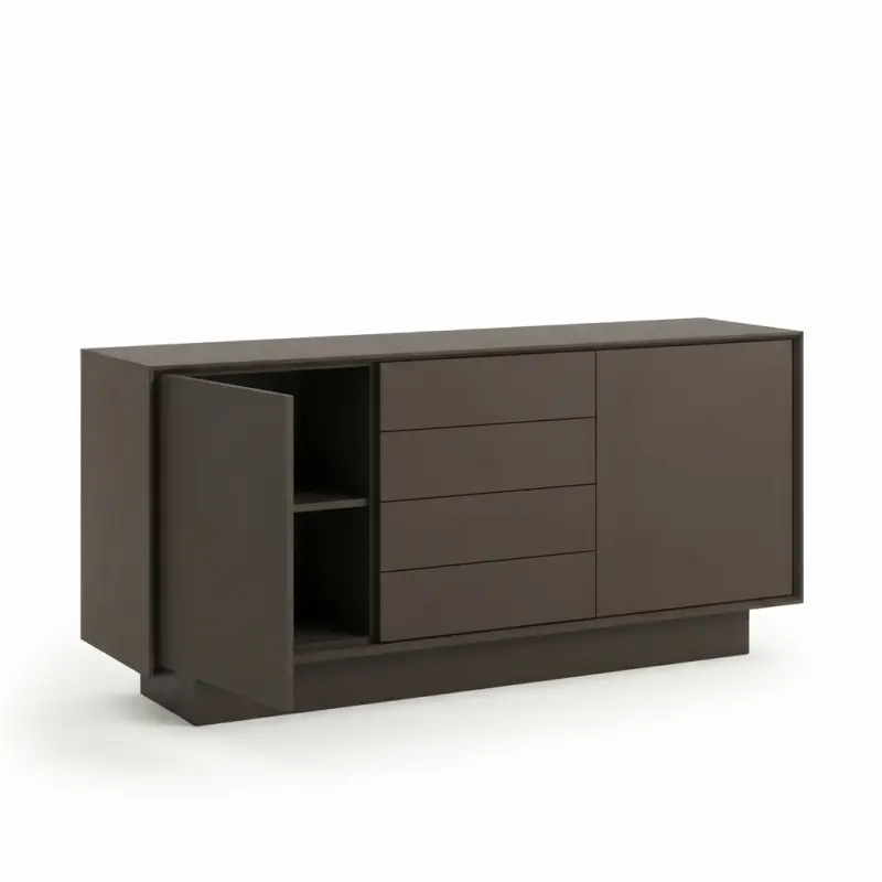 Lemari TV Sideboard Minimalis dengan Laci dan Pintu Kabinet [5]