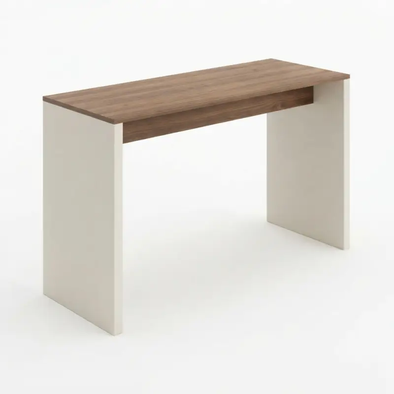 Meja Bar Panel Kayu Walnut Top [5]