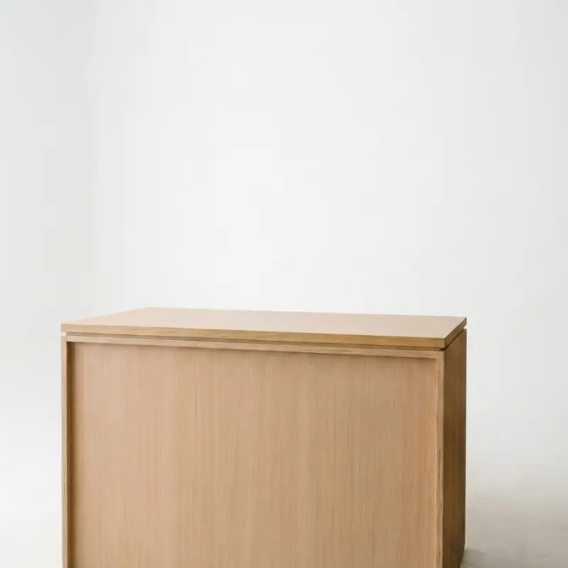 Meja Kasir Kayu Oak Minimalis [1]