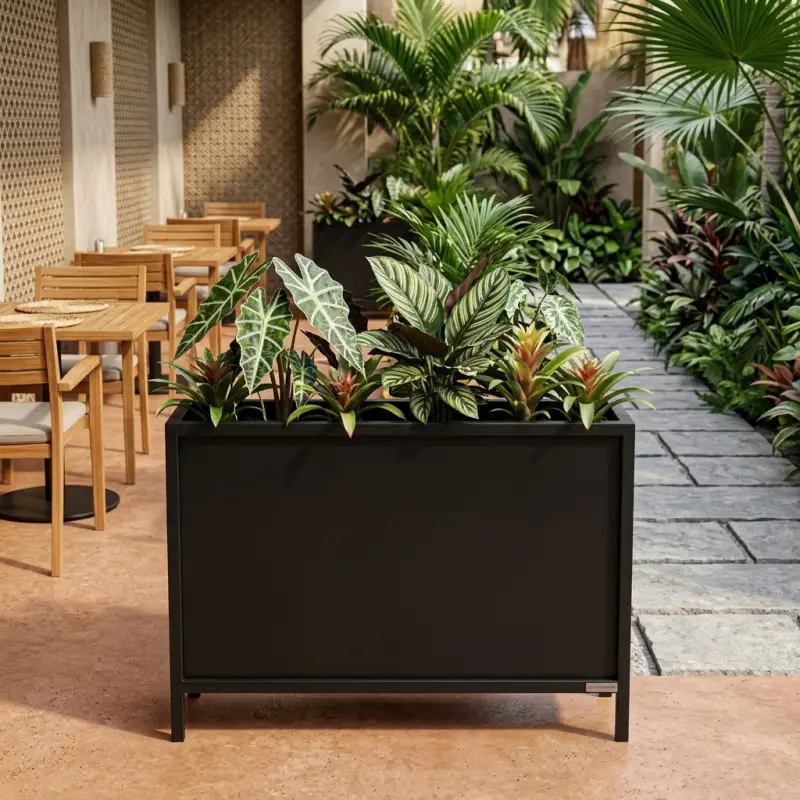 Planter Box Besi Standing Partisi Tanaman [4]