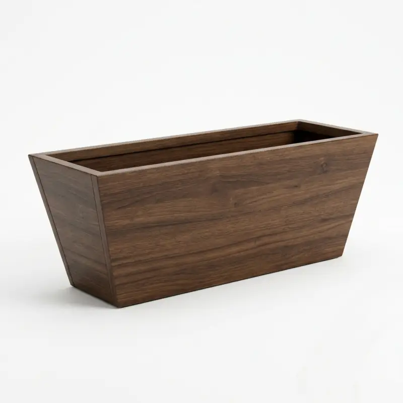 Planter Box Kayu Trapezoidal [1]