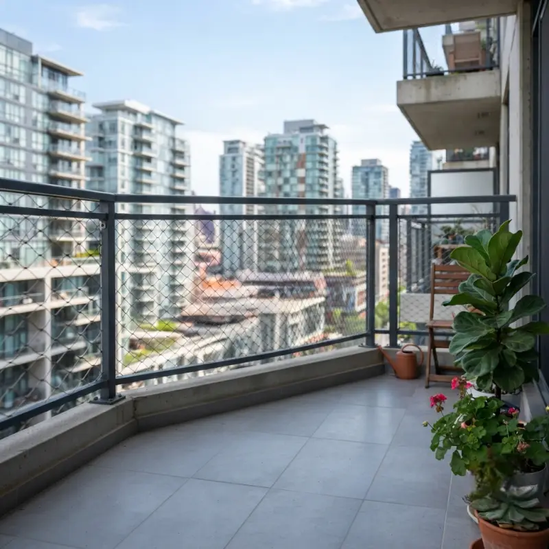 Railing Balkon Besi Wire Mesh [3]