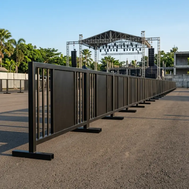 Road Barrier Besi Panel Solid Finishing Powder Coat [5]