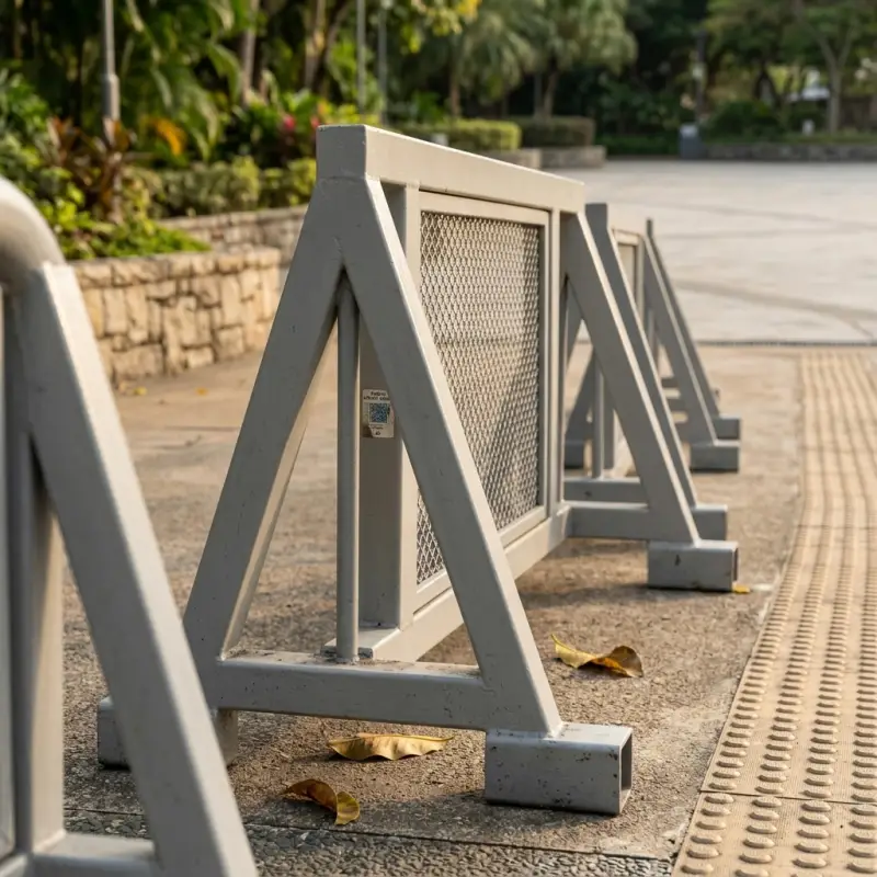 Road Barrier Rangka Besi Hollow Mesh Panel [3]
