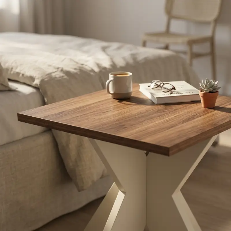 Side Table Kaki X Top Walnut [3]