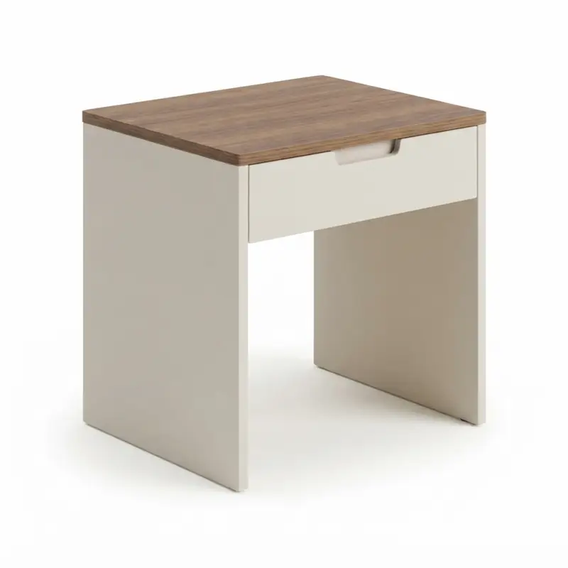 Side Table Nakas Minimalis 1 Laci Kombinasi Kayu dan MDF [5]
