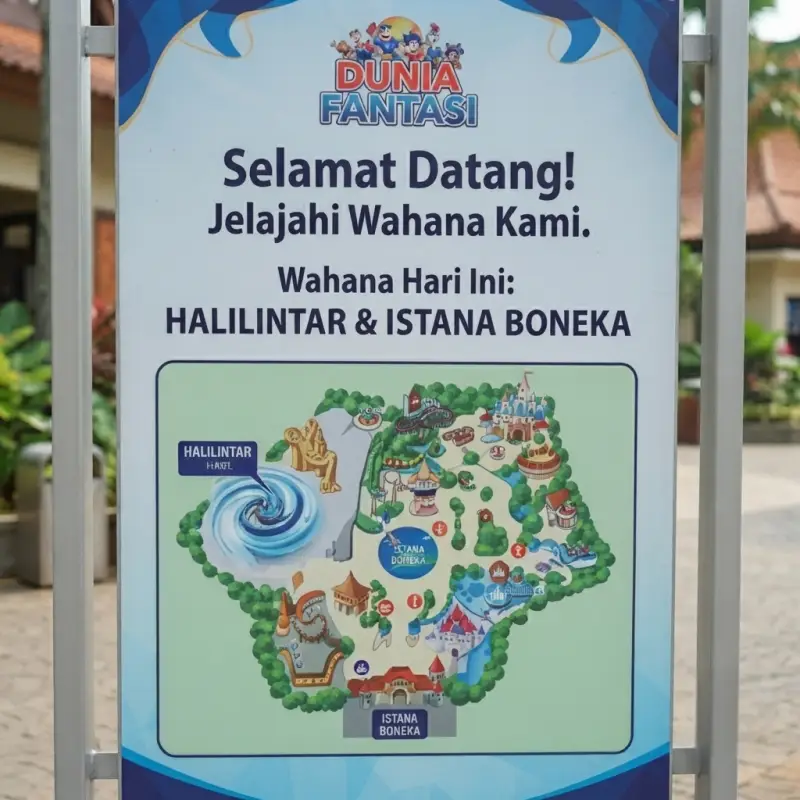 Signage Stand Besi Papan Informasi Floor Standing [2]