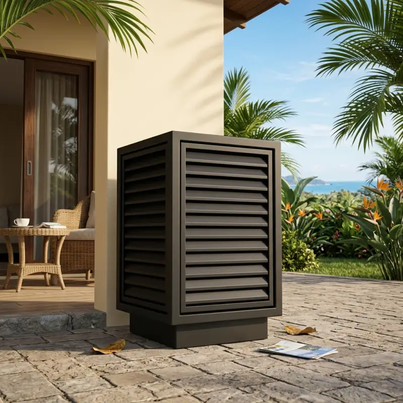 Tempat Sampah Outdoor Louver Metal Finishing Powder Coat [2]