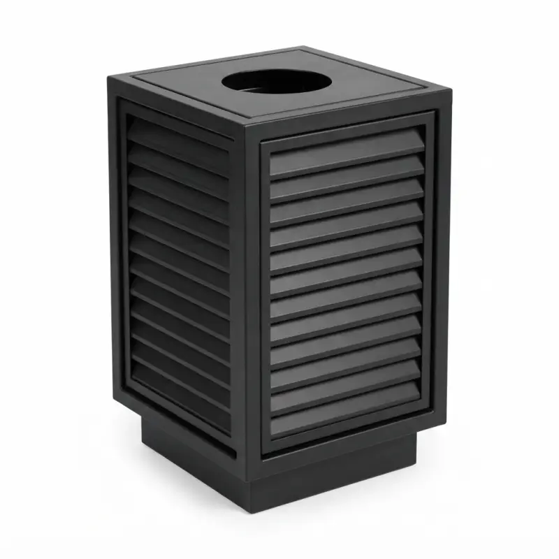 Tempat Sampah Outdoor Louver Metal Finishing Powder Coat [5]