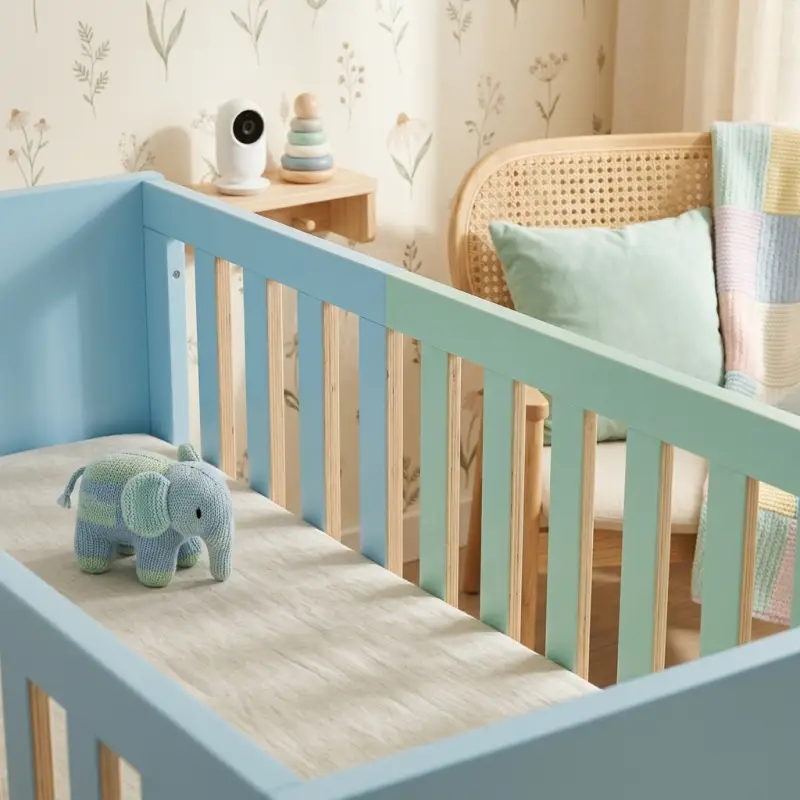 Tempat Tidur Bayi dengan Storage Terintegrasi [2]
