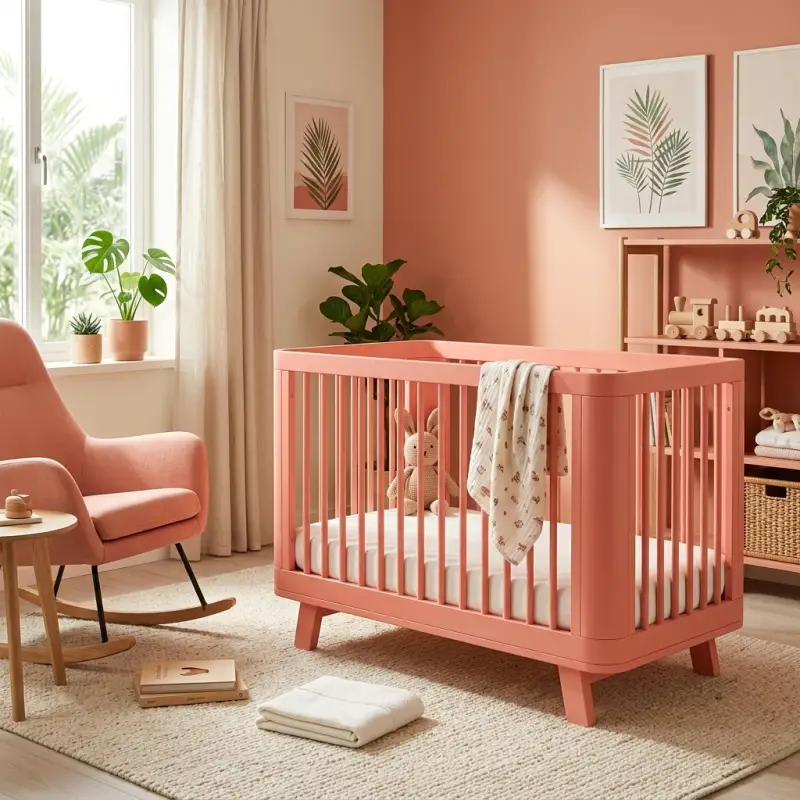 Tempat Tidur Bayi Kayu Gaya Skandinavia [5]