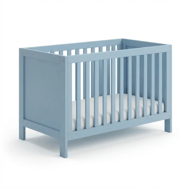 Tempat Tidur Bayi Kayu Minimalis Baby Blue [5]