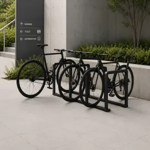 Bike Rack Besi Hollow Finishing Powder Coat 3 Slot [4]