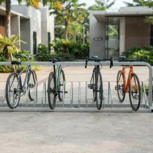 Bike Rack Parkir Massal Besi Galvanis [2]
