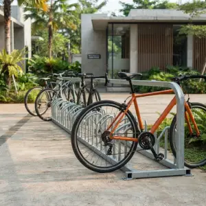 Bike Rack Parkir Massal Besi Galvanis [3]