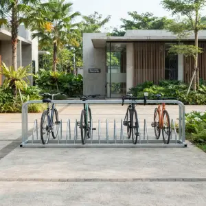 Bike Rack Parkir Massal Besi Galvanis [4]