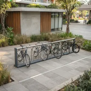 Bike Rack Stainless Railing Parkir Sepeda Outdoor [4]