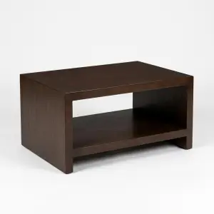 Coffee Table Kayu Solid Rak Bawah Open Shelf [2]
