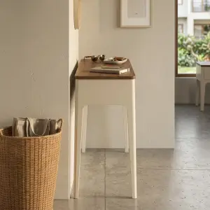 Console Table Kayu Laci Gaya Scandinavian