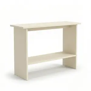 Console Table Kayu Minimalis dengan Rak Bawah