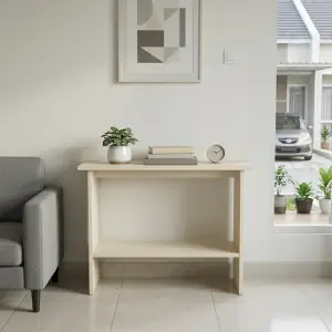 Console Table Kayu Minimalis dengan Rak Bawah [2]