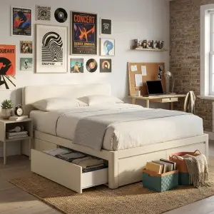 Dipan Laci Bawah Headboard Upholstery [3]