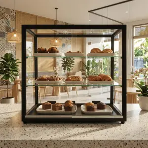 Display Case Pastry Rangka Besi 3 Susun [3]
