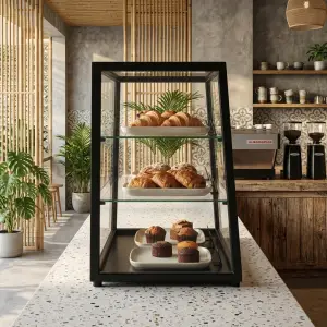 Display Case Pastry Rangka Besi 3 Susun [5]