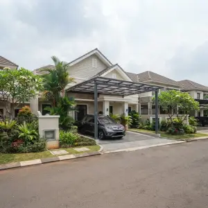 Kanopi Carport Besi Hollow Atap Polycarbonate Modern [3]