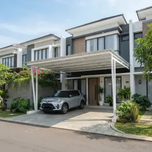 Kanopi Carport Rangka Baja Ringan Atap Alderon [2]