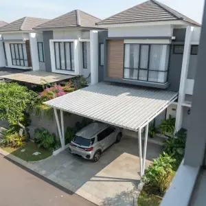 Kanopi Carport Rangka Baja Ringan Atap Alderon [4]