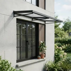 Kanopi Jendela Besi Hollow Atap Polycarbonate [2]