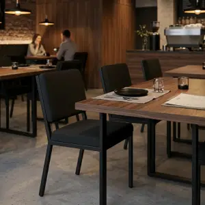 Kursi Cafe Rangka Besi Sandaran Empuk [5]