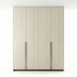 Lemari Pakaian 4 Pintu Swing Finishing Woodgrain