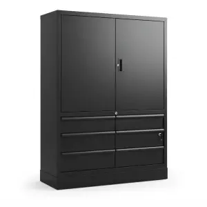 Lemari Penyimpanan Alat 2 Pintu 6 Laci Besi Finishing Powder Coat [5]