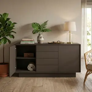 Lemari TV Sideboard Minimalis dengan Laci dan Pintu Kabinet [3]