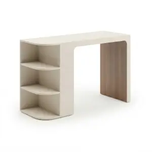 Meja Bar Rak Samping Dua Tone Scandinavian [5]
